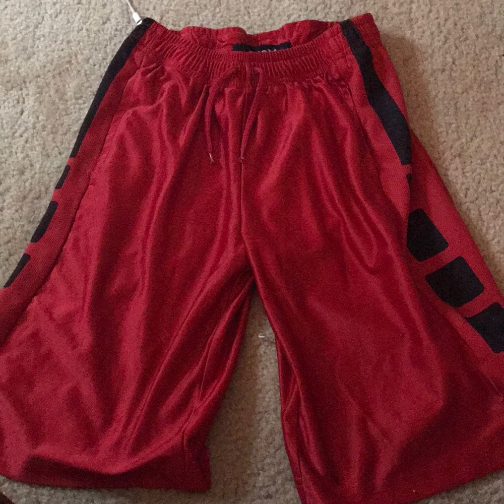 Red and Black BBALL Shorts ❤️.